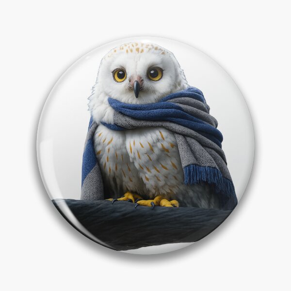 Item preview, Owl with Ravenclaw scarf designed and sold by Cintyk.