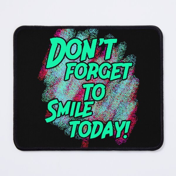 Item preview, Don't Forget To Smile Today Neon Green Typography Graffiti designed and sold by AstronautMerch.