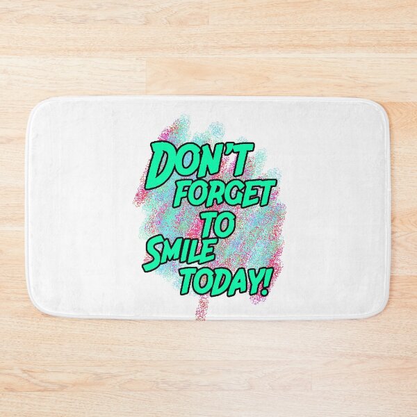 Item preview, Don't Forget To Smile Today Neon Green Typography Graffiti designed and sold by AstronautMerch.