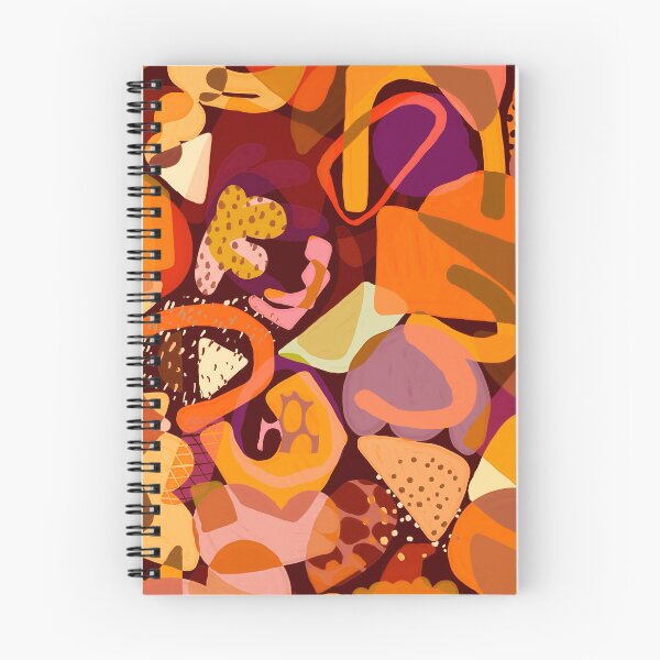 Item preview, Abstract shapes in orange designed and sold by CreatifyArtHub.