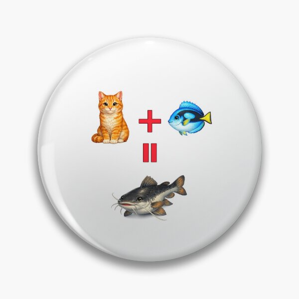 Item preview, Cat plus fish equal catfish designed and sold by saadzoro07.