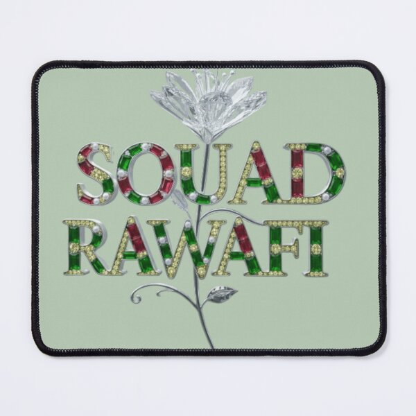 Item preview, Emerald Green Diamond Floral Art | Luxury Typography designed and sold by Rawafi Art Studio.