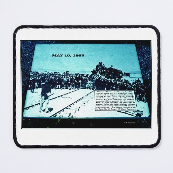 Item preview, Promontory, Utah, May 24, 1996, Tourist Sign, Golden Spike National Historical Park designed and sold by AMacGPhilly.