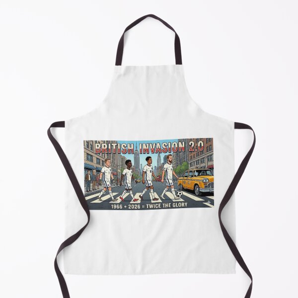 Item preview, British Invasion 2.0 - England Football World Cup 2026 Abbey Road designed and sold by pixelandpassionart.
