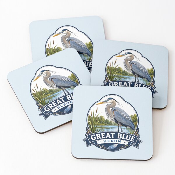 Item preview, Great Blue Heron - Wetland Bird designed and sold by Myra365Art.