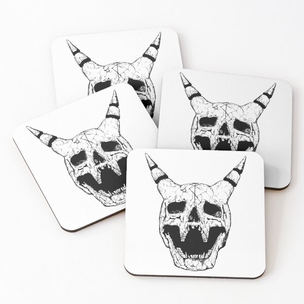 Item preview, Erik The Horned Skull - Ancient Demon Ink Drawing designed and sold by surmind.