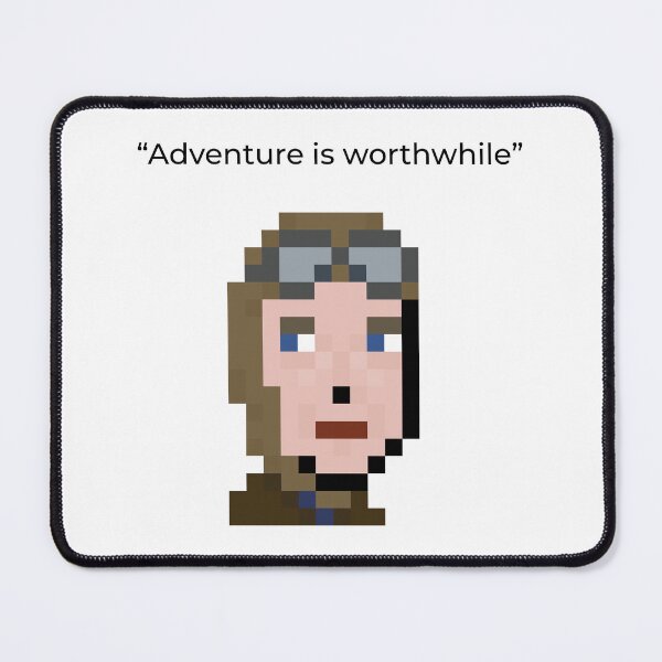 Item preview, Amelia Earhart — Pixel Art Illustration designed and sold by itsajoak.