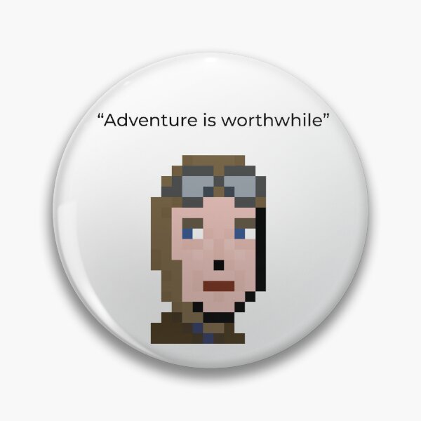 Item preview, Amelia Earhart — Pixel Art Illustration designed and sold by itsajoak.