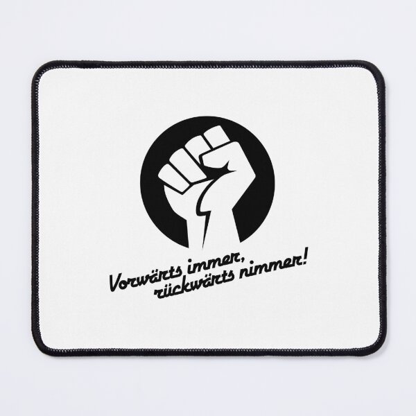 Item preview, Forward always, backward never v.1 (black) designed and sold by VEB Ostladen.