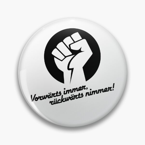 Item preview, Forward always, backward never v.1 (black) designed and sold by VEB Ostladen.