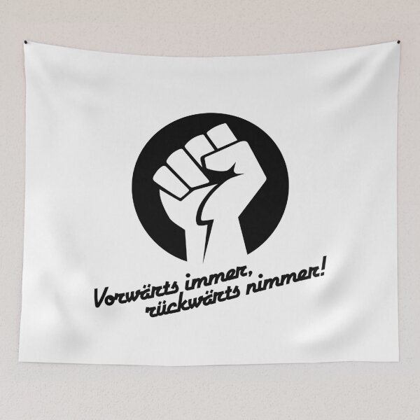 Item preview, Forward always, backward never v.1 (black) designed and sold by VEB Ostladen.