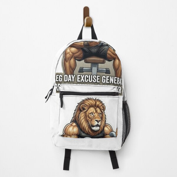 Item preview, Gym Lion Leg Day Excuse Funny Motivation designed and sold by JeevanStickers.