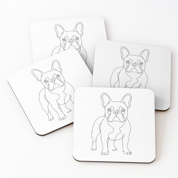 Item preview, Minimalist French Bulldog Line Art designed and sold by PetLines.