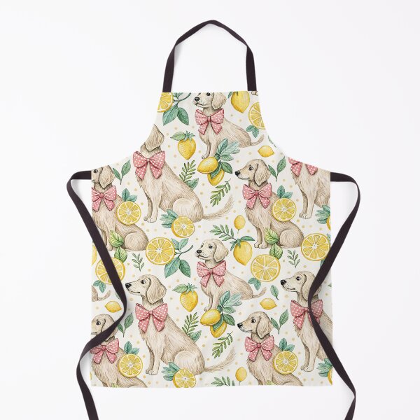 Item preview, Coquette Lemon Puppy Cottagecore Pattern designed and sold by Petal & Pattern Co.
