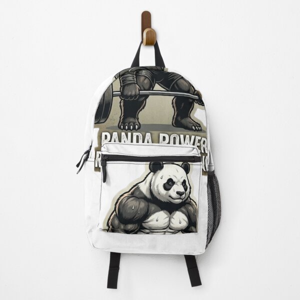 Item preview, Panda Power Rise and Grind Gym Motivation designed and sold by JeevanStickers.