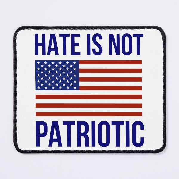 Item preview, Hate is not patriotic  designed and sold by Rachel the Artist .