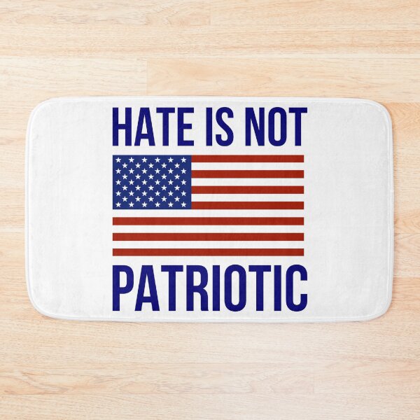 Item preview, Hate is not patriotic  designed and sold by Rachel the Artist .