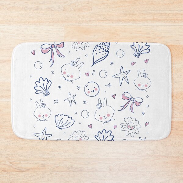 Item preview, Beach Bunny Coastal Coquette Pattern designed and sold by LadyLucasArt.