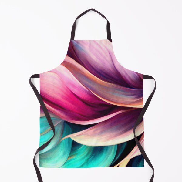 Item preview, Pink And Aqua Floral Swirls Close-Up Abstract Art: designed and sold by DEC02.