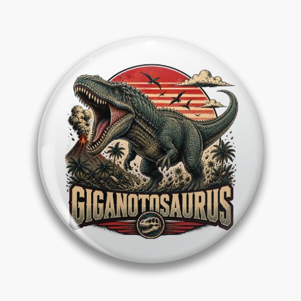 Item preview, Giganotosaurus Rex Dinosaur Cyberpunk Retro designed and sold by JonelleTshirts.