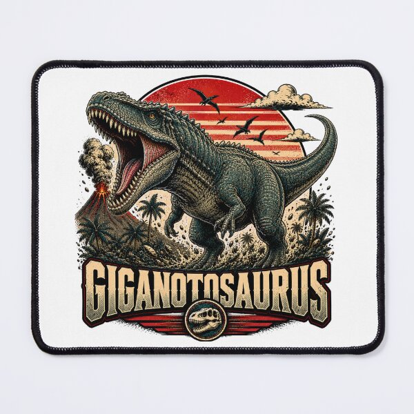 Item preview, Giganotosaurus Rex Dinosaur Cyberpunk Retro designed and sold by JonelleTshirts.