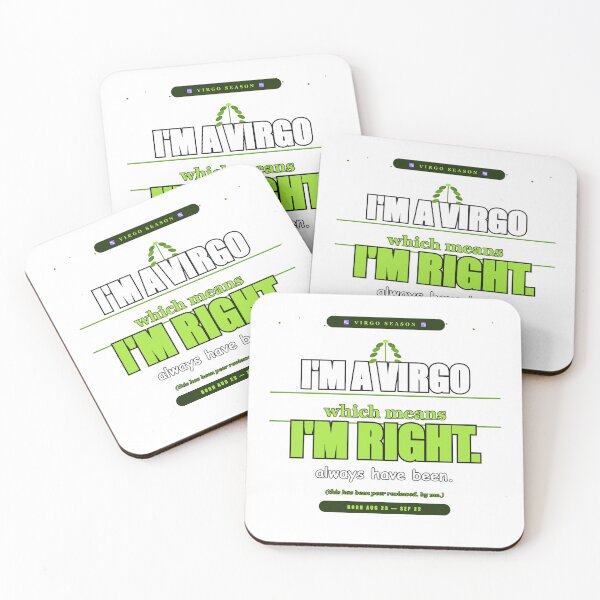 Item preview, I'm A Virgo Which Means I'm Right Funny Zodiac Gift designed and sold by Mega-Shopping.