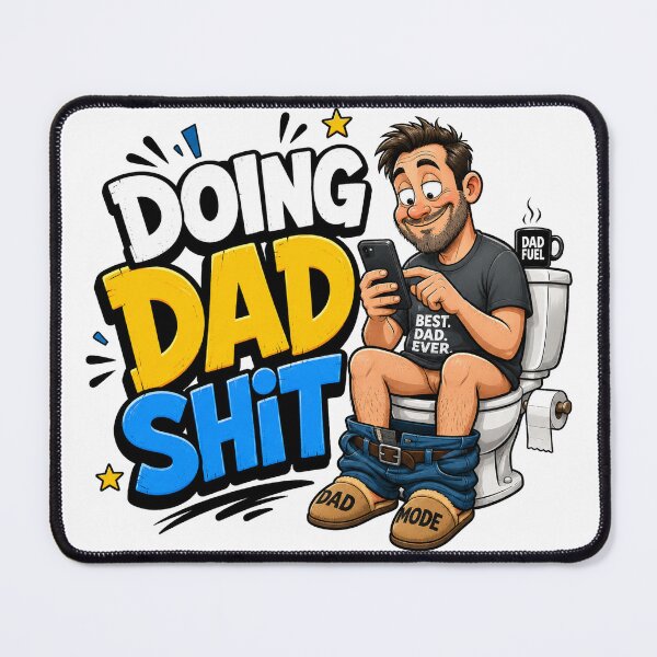Item preview, Doing Dad Shit Funny Dad Humour Cartoon Design designed and sold by UrbanKangaroo.