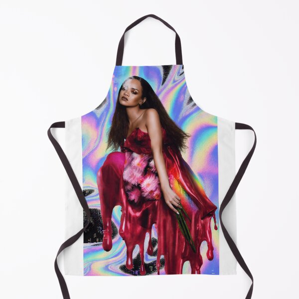 Item preview, Rihanna Melting Red Dress Holographic Surreal Art designed and sold by y2kponyclub.