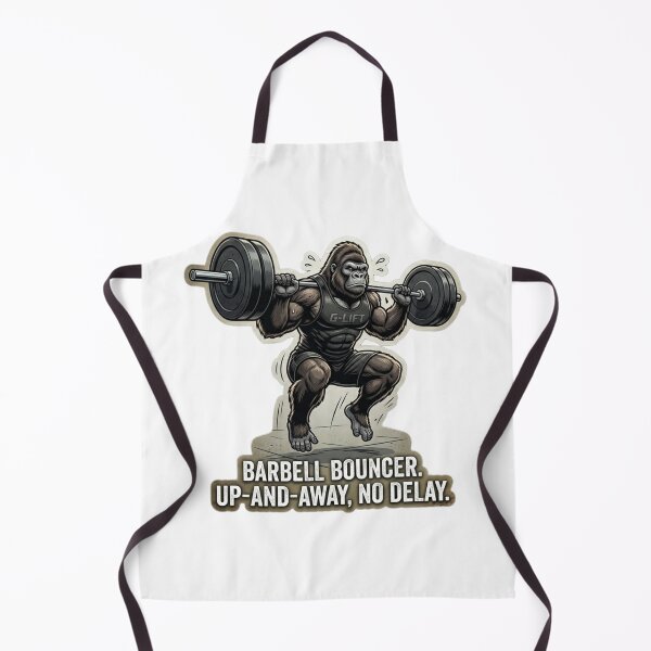 Item preview, Gorilla Gym Motivation Barbell Bouncer Funny designed and sold by JeevanStickers.