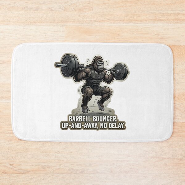 Item preview, Gorilla Gym Motivation Barbell Bouncer Funny designed and sold by JeevanStickers.