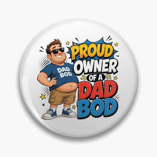 Item preview, Proud Owner Of A Dad Bod Funny Father’s Day Cartoon designed and sold by UrbanKangaroo.