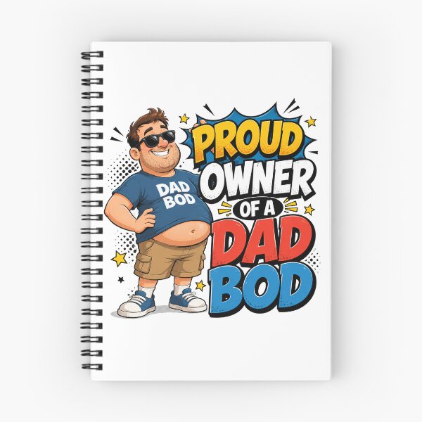 Item preview, Proud Owner Of A Dad Bod Funny Father’s Day Cartoon designed and sold by UrbanKangaroo.