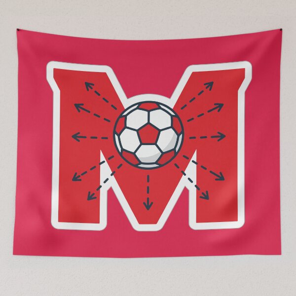 Item preview, Midfielder Maestro Football Monogram M Tactical Style designed and sold by xmoudx.