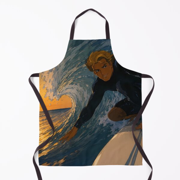 Item preview, Golden Barrel – Sunset Surf Retro Art designed and sold by Hollow Moon Studios..