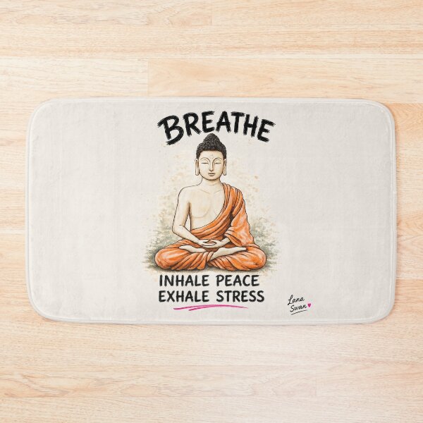 Item preview, INNER PEACE BUDDHA | Spiritual Zen Design | Mindfulness Aesthetic Art designed and sold by BlueberrySwan.
