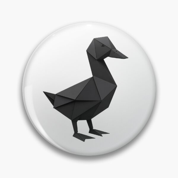 Item preview, Black Duck Origami Style Art designed and sold by NanuWear.