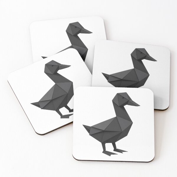 Item preview, Black Duck Origami Style Art designed and sold by NanuWear.
