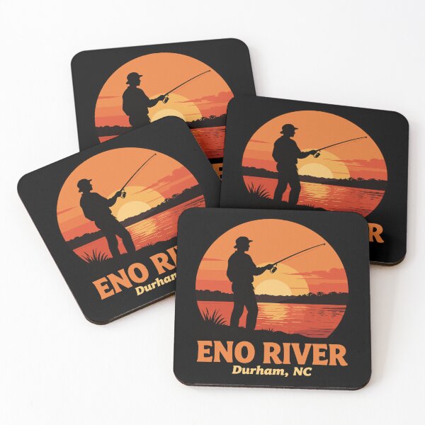 Item preview,  Eno River-Sunset Fishing Durham designed and sold by JessArty ⭐⭐⭐⭐⭐.