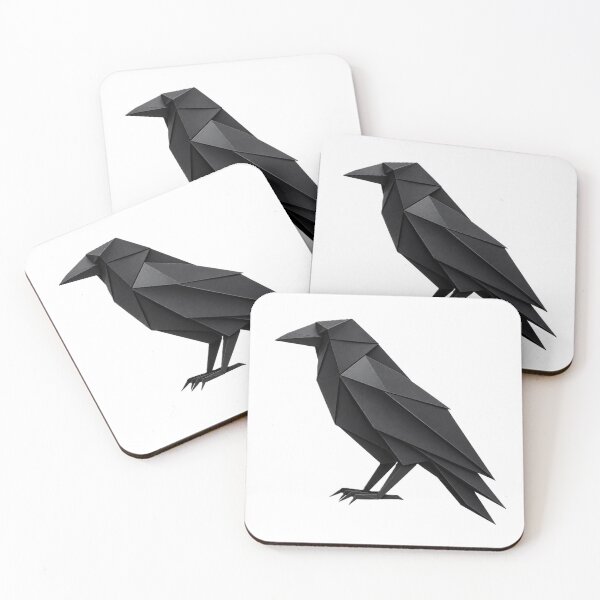 Item preview, Crow Origami Style Art designed and sold by NanuWear.