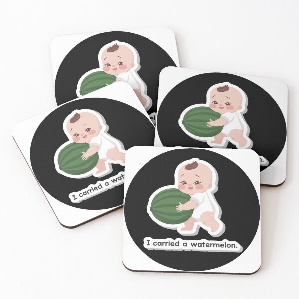 Item preview, I Carried a Watermelon - Funny Dirty Dancing Quote Gift Sticker designed and sold by DustGoldStudio.