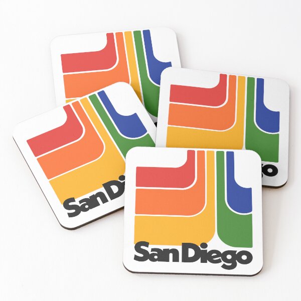Item preview, San Diego --- Retro Design  designed and sold by AestheticNow.