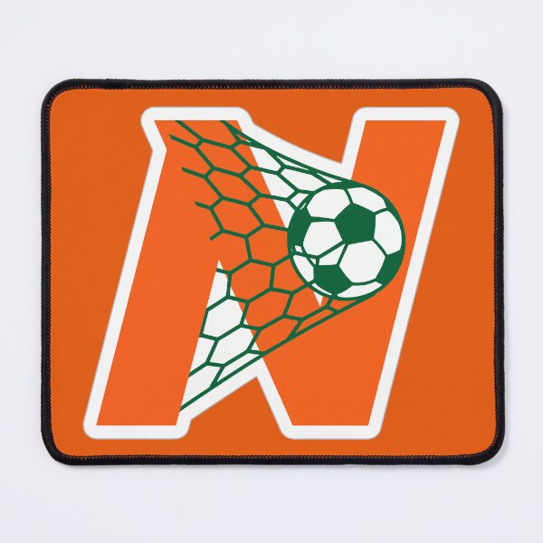 Item preview, Back of the Net Football Monogram N Goal Style designed and sold by xmoudx.