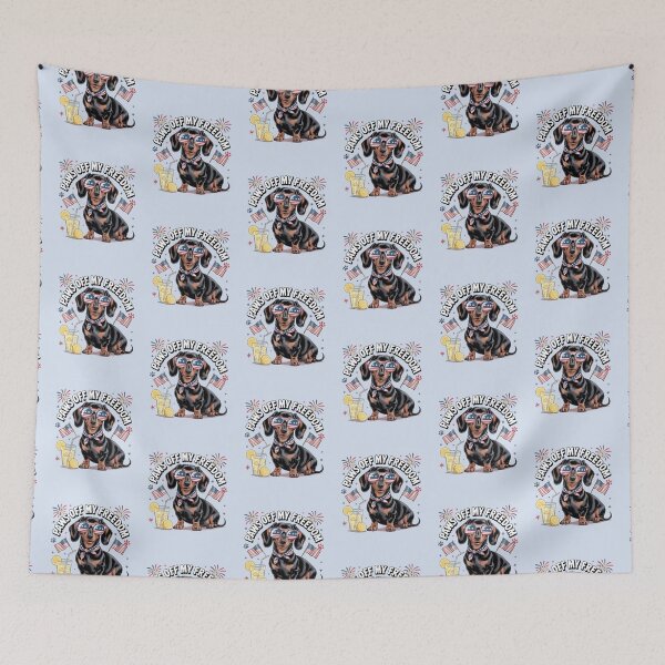Item preview, Funny Patriotic Dachshund Dogs 4th of July Wiener Dog  designed and sold by tamdevo1.