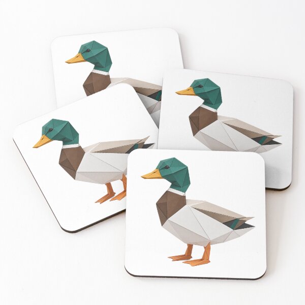 Item preview, Colored Duck Origami Style Art designed and sold by NanuWear.
