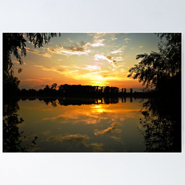 Item preview, Sunset on the Lake -Bobenheim -Roxheim designed and sold by GOSIA GRZYBEK.