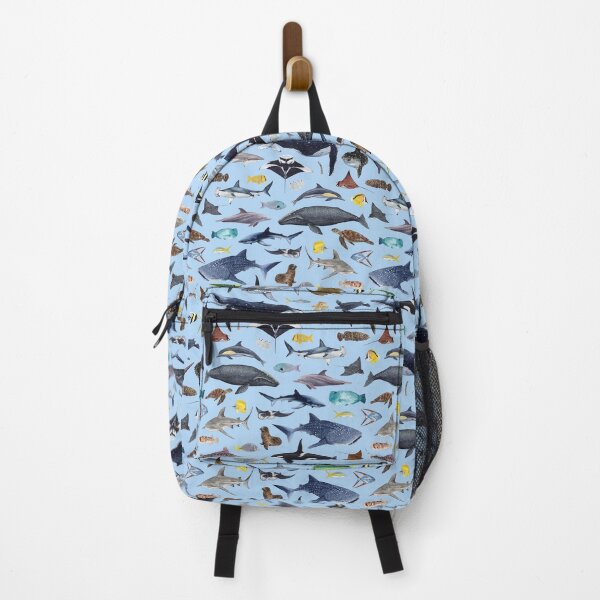 Item preview, MARINE LIFE OF LOS CABOS (light blue) designed and sold by BEATRIZ ABAITUA.