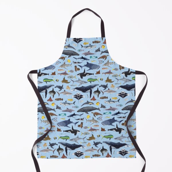 Item preview, MARINE LIFE OF LOS CABOS (light blue) designed and sold by BEATRIZ ABAITUA.
