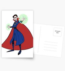Doctor Strange Boom Boom Whoosh Postkarten