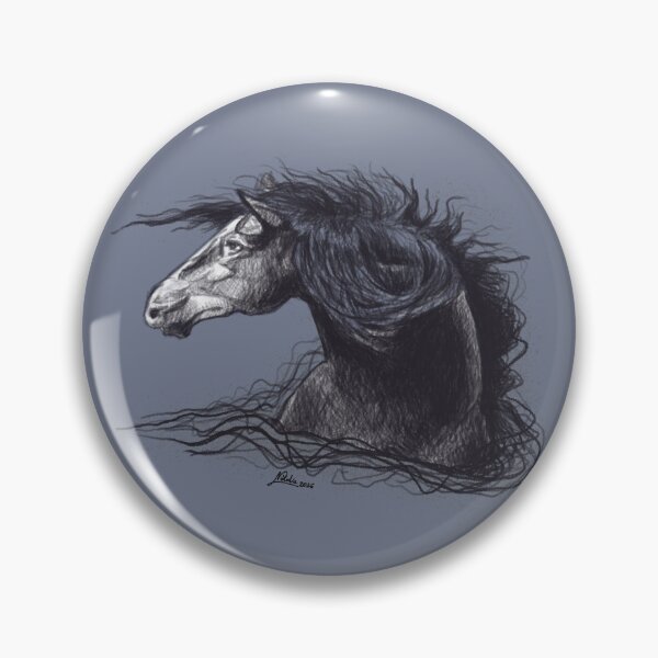 Item preview, Horse head sketch style  designed and sold by Konopikyu.