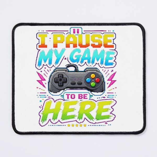 Item preview, I Pause My Game To Be Here Funny Gamer Shirt designed and sold by kaream1308.